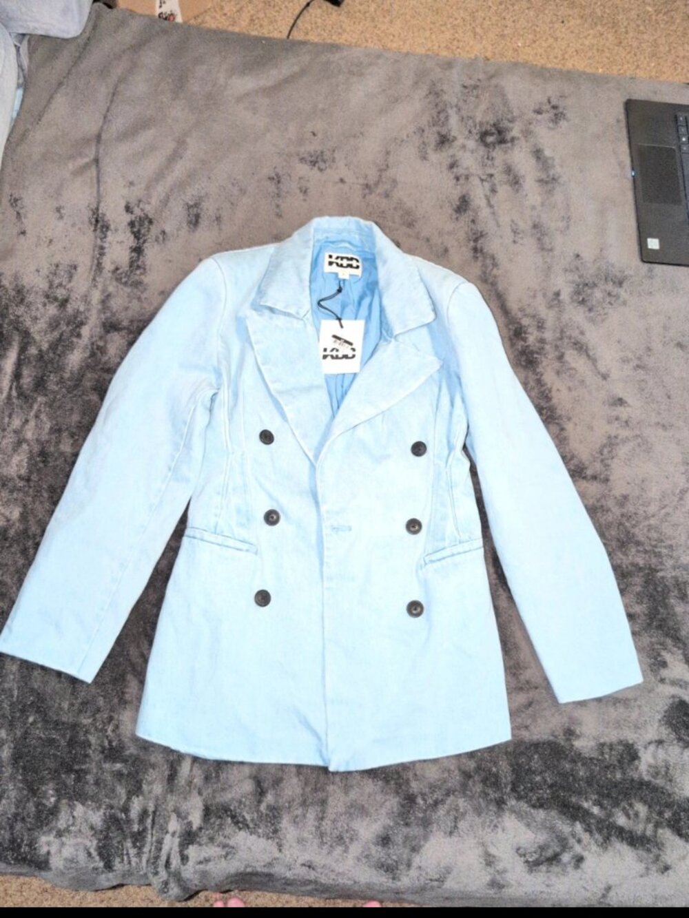 KBB by KAHLANA Women's The Corset Denim Blazer (Small/NEW)